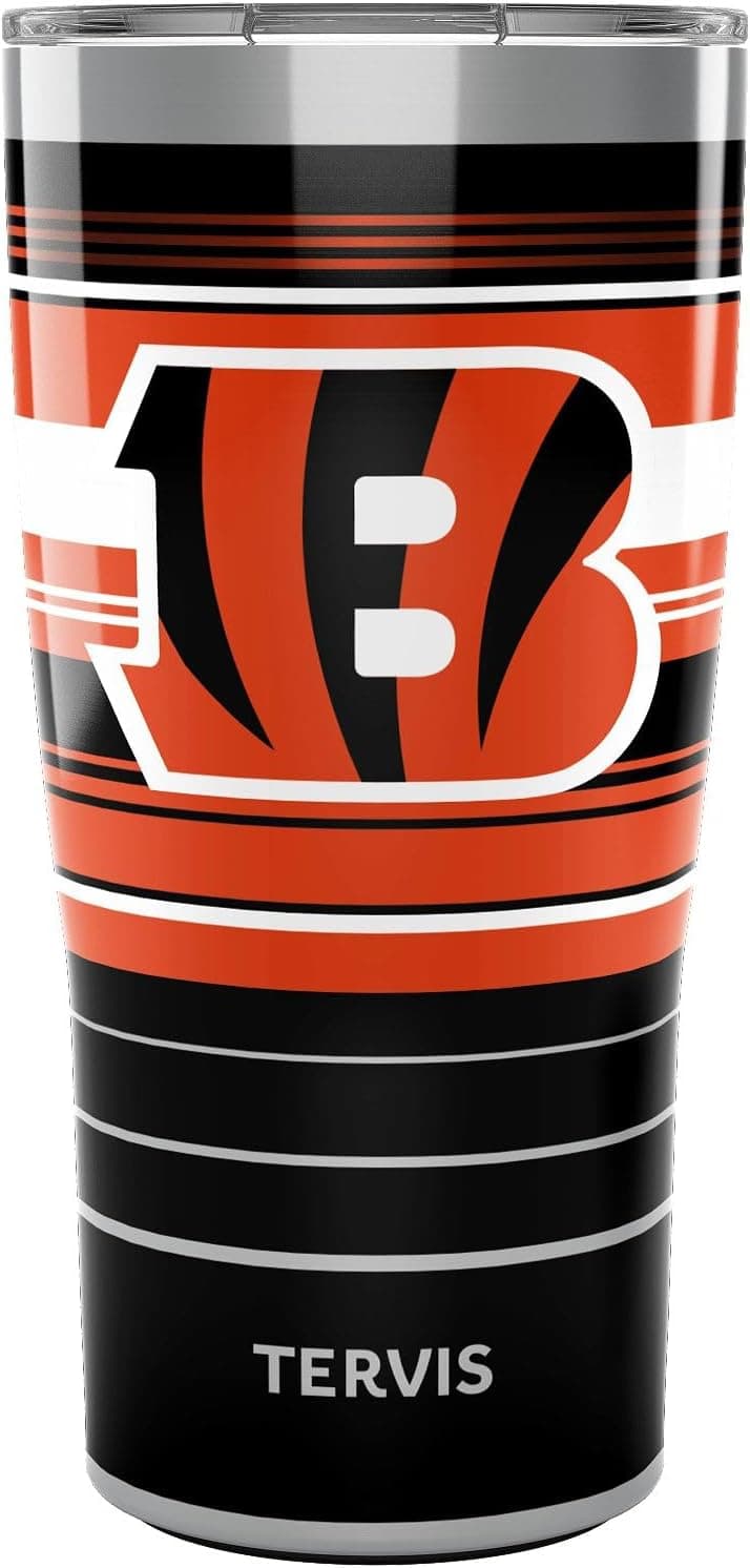 Insulated NFL Cincinnati Bengals Tumbler - Keeps Drinks Hot or Cold