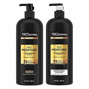 TRESemme Moisture Shampoo & Conditioner Set for $5.90 on Amazon