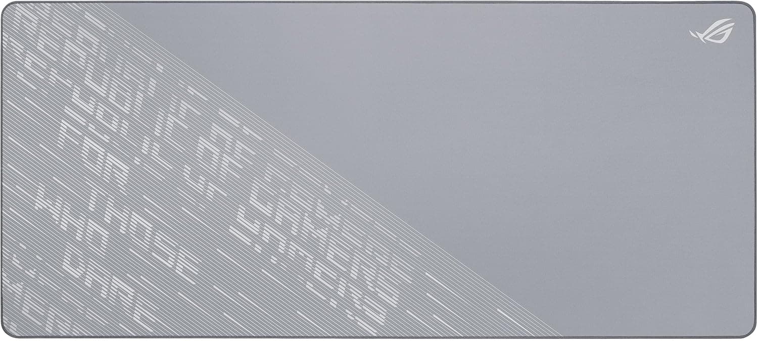 Elevate Your Gaming Experience with the ASUS ROG Scabbard II Arctic Gray XXL Mouse Pad