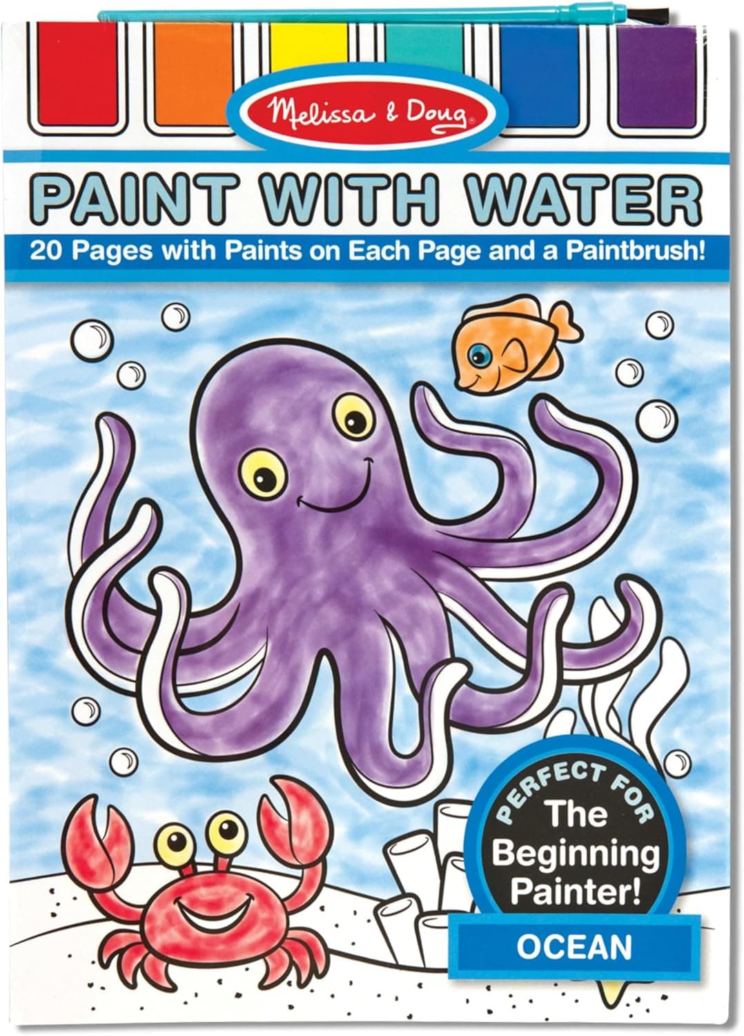 Splash Into Ocean Fun with Melissa & Doug Paint Book