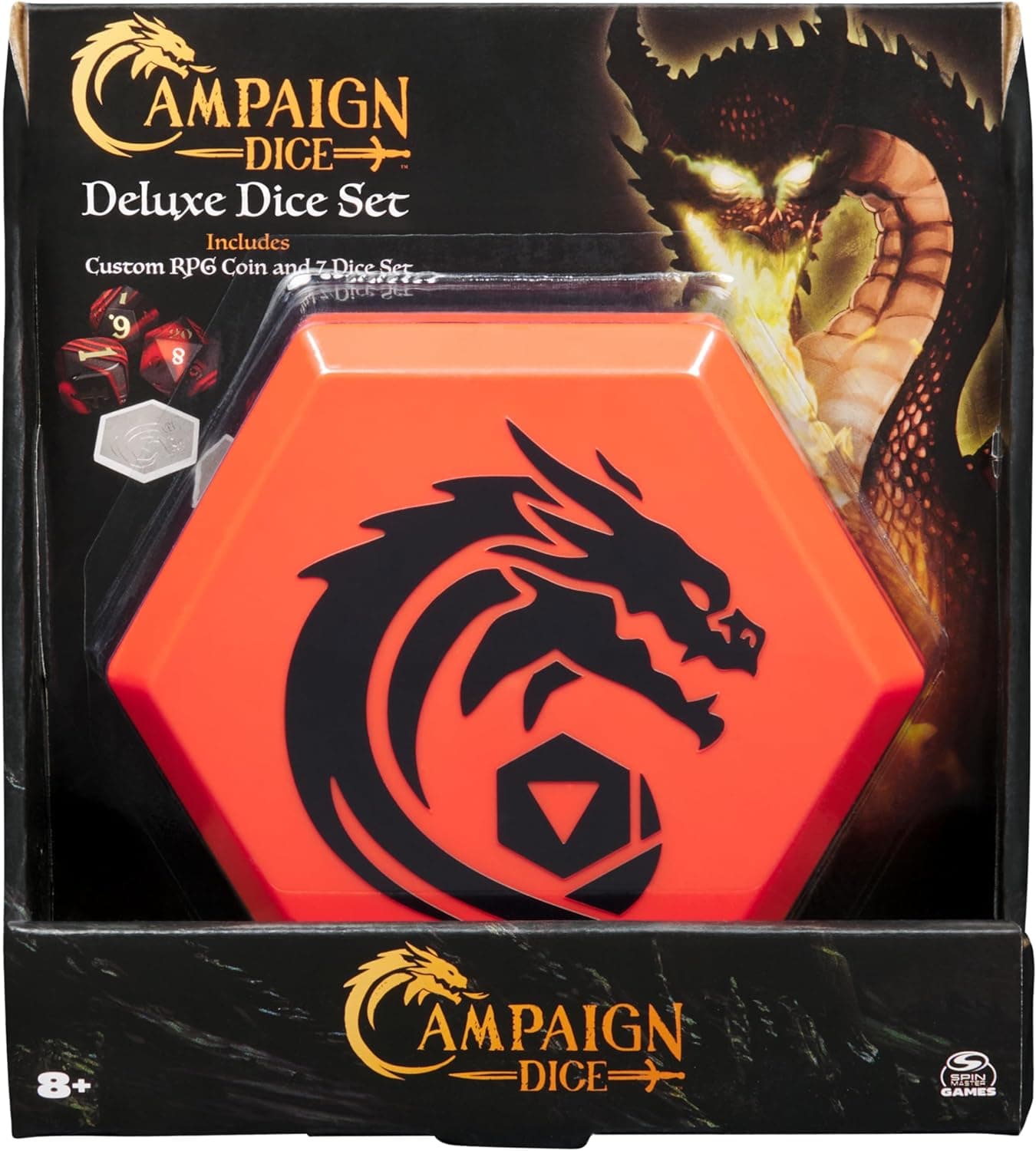 Spin Master Premium Dice Set - Perfect for RPGs & Board Games