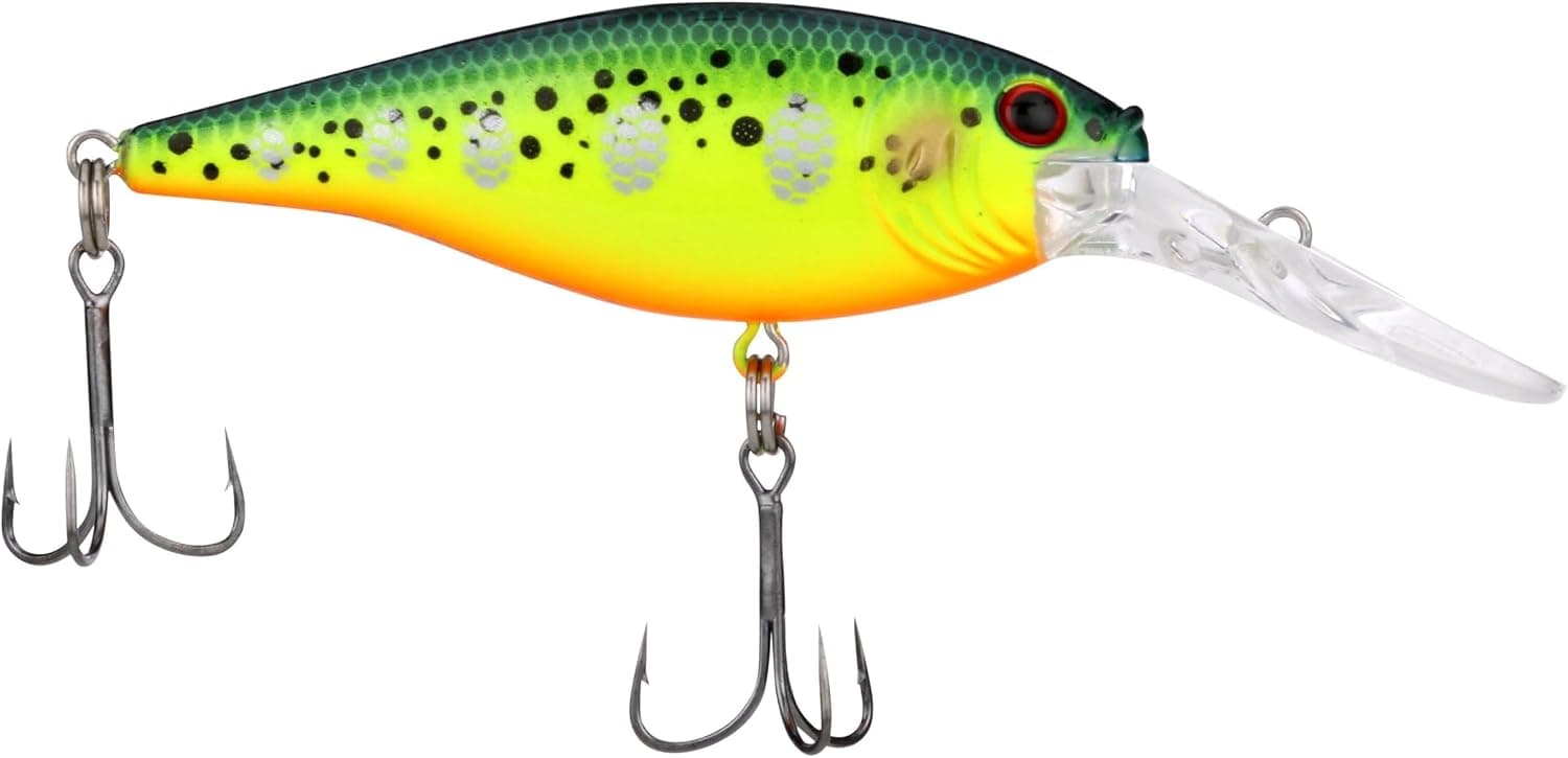 Realistic Berkley Flicker Shad Fishing Lure - Slick Purple Candy