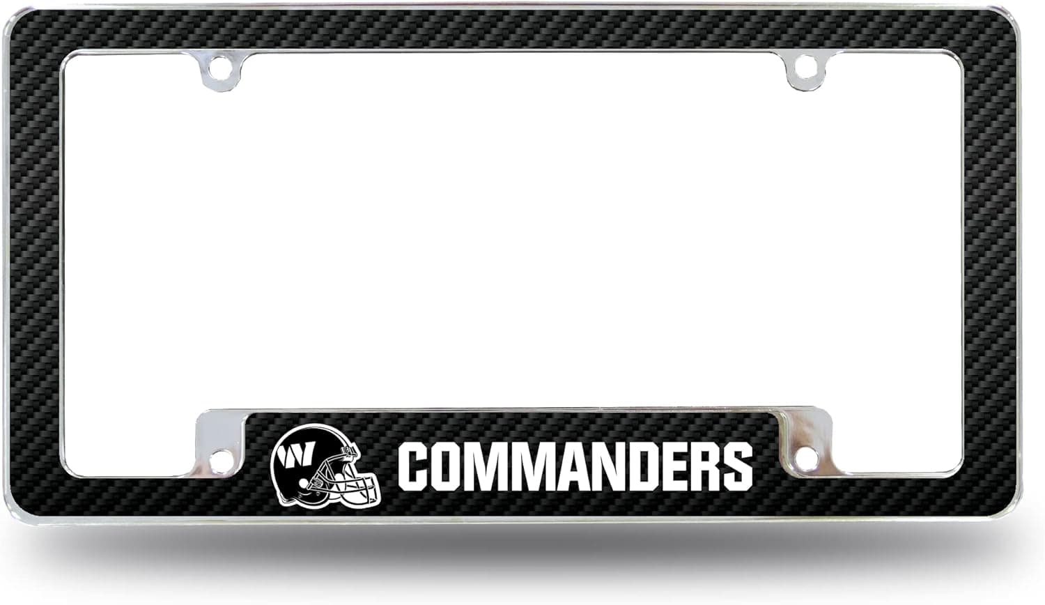 NFL Washington Commanders Chrome Frame - 12" x 6"