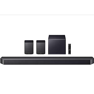 Samsung Q-Series HW-Q990F 11.1.4 Ch Soundbar + Subwoofer + Rear Speakers $848 + Free S&H w/ Prime