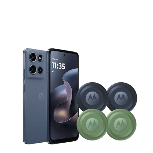 Motorola Motoroloa Moto G 128GB Android Smartphone (2026) w/ Moto Tag 4-Pack