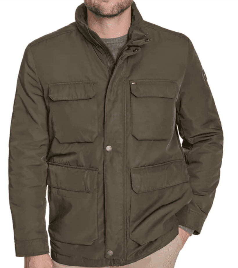 Tommy Hilfiger Men's Military-Inspired Field Jacket