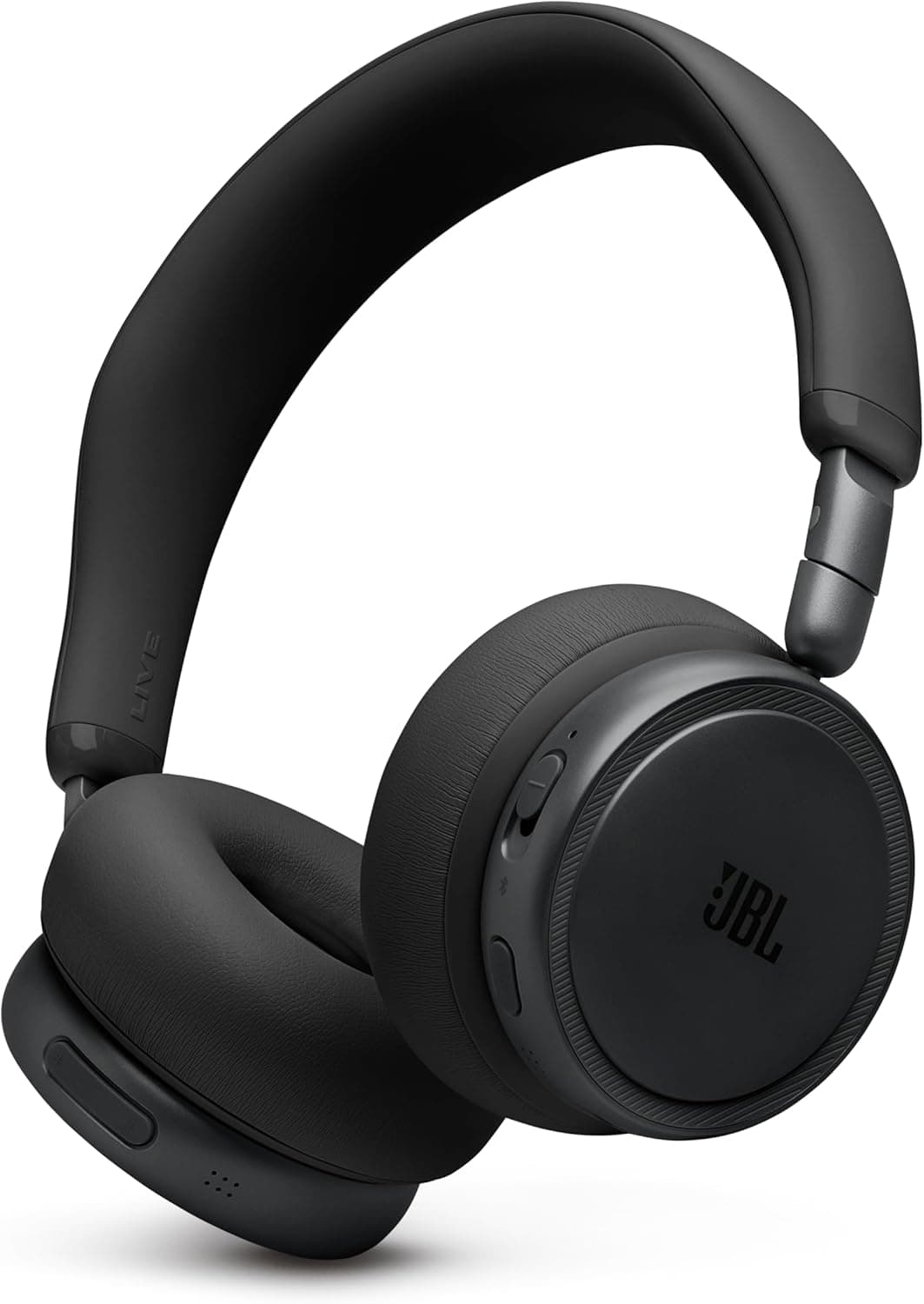 JBL Live 680NC - Wireless on-Ear True Adaptive Noise Cancelling Headphones, JBL Signature Sound with Hi-Res Audio, 2-mic Perfect Calls 2.0 with AI-Trained Algorithm, & Personi-Fi 3.0 (Black)