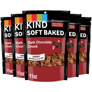 KIND Soft Baked Chewy Granola Clusters (Dark Chocolate) $10
