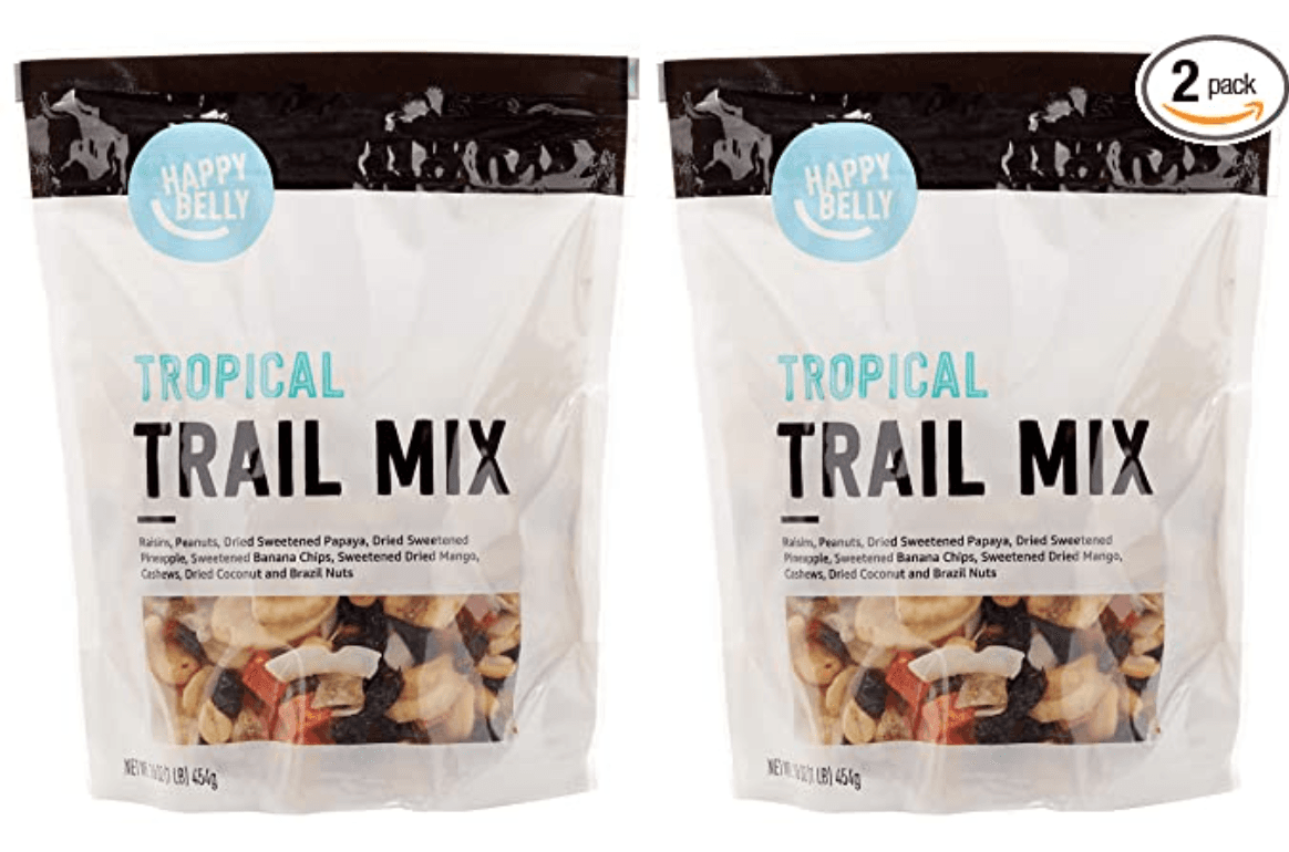 2-Pack Happy Belly Tropical Trail Mix (16oz bags) Amazon