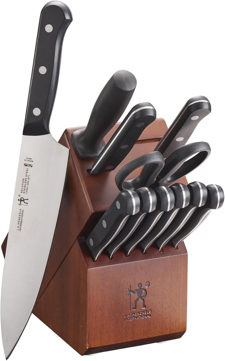 Henckels Razor-Sharp 12-Pc Knife Set: German Engineered Mastery