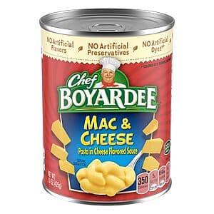 Enjoy Chef Boyardee Mac & Cheese for less than a dollar with Subscribe & Save