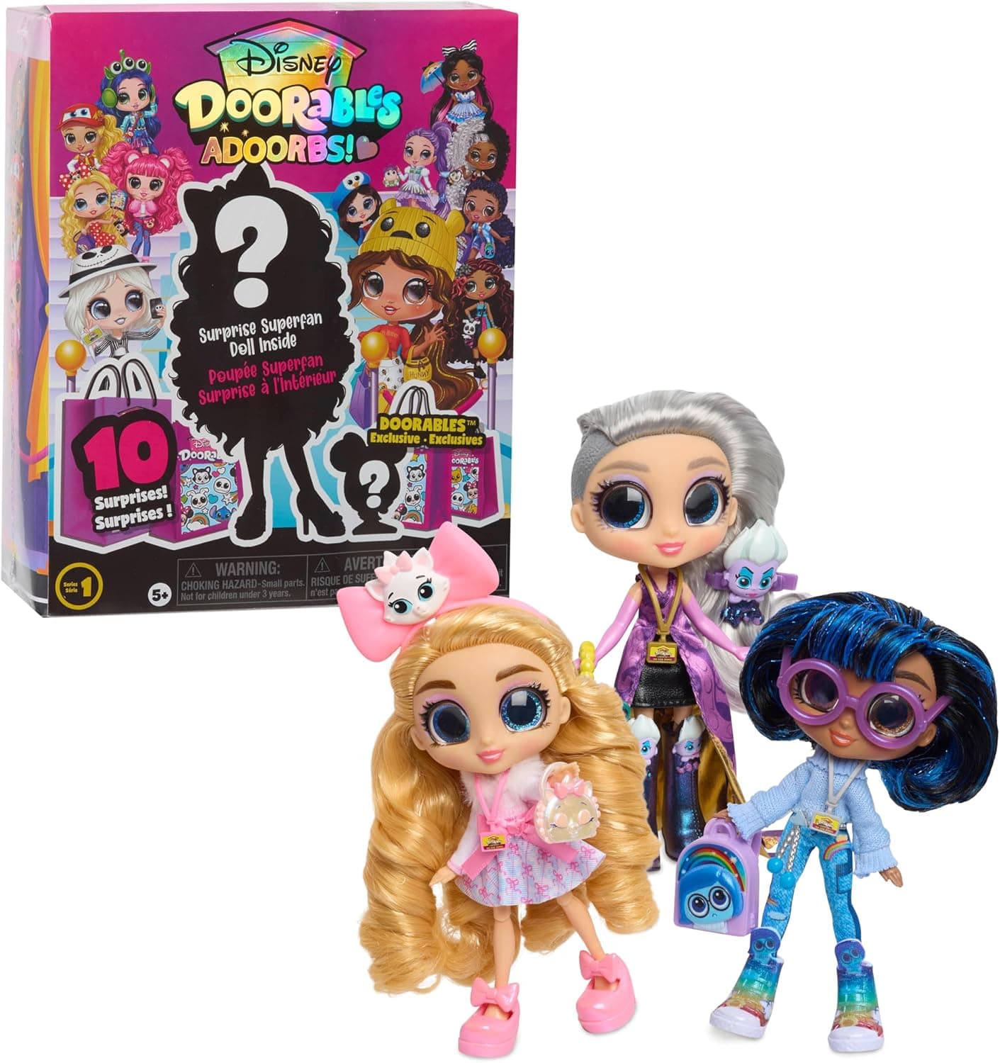 Disney Doorables ADOORBS Collectible Dolls, Ages 5+