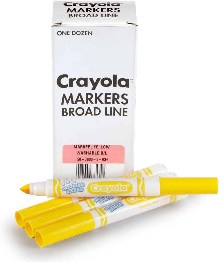 Crayola® Washable Broad Line Markers - 12 Pack