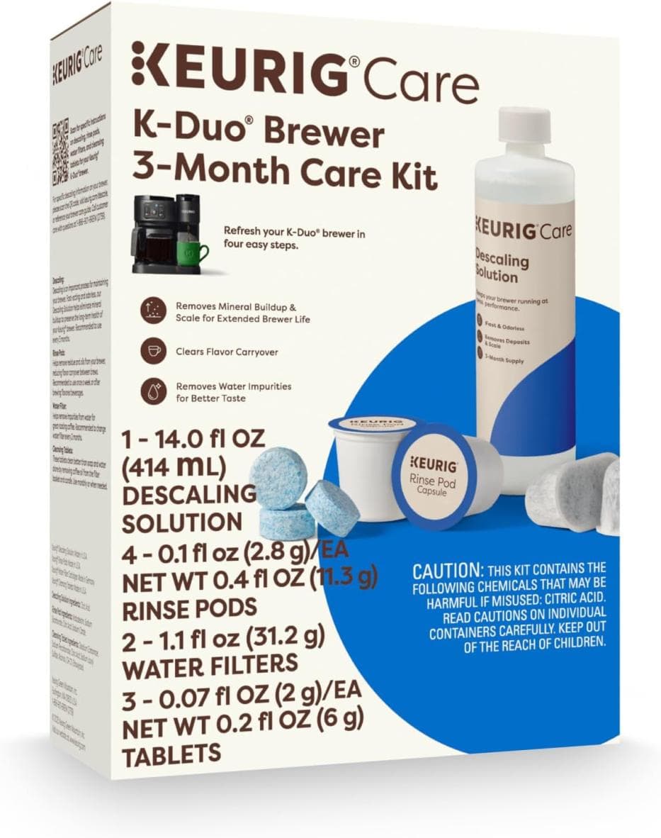 Keurig K-Duo 3 Month Care Brewer Maintenance Kit Amazon