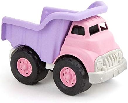 Eco-Friendly Pink/Purple Dump Truck for Imaginative Play