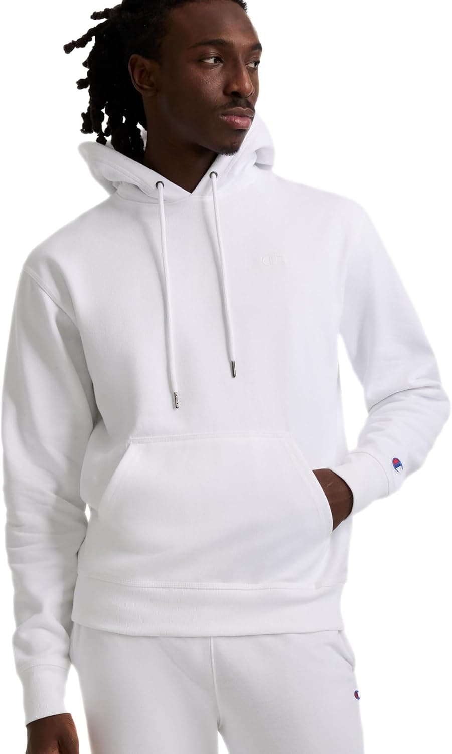 Cozy Champion Hoodie: 70% Off Striped Fleece Sweatshirt