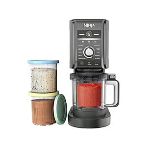Refurbished Ninja Creami Deluxe 11-in-1 Ice Cream Maker with 2 Pints for $100 with Free Shipping for Prime Members