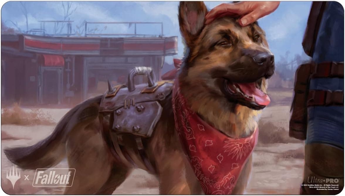 Fallout Playmat - Dogmeat, Ever Loyal for Magic: The Gathering