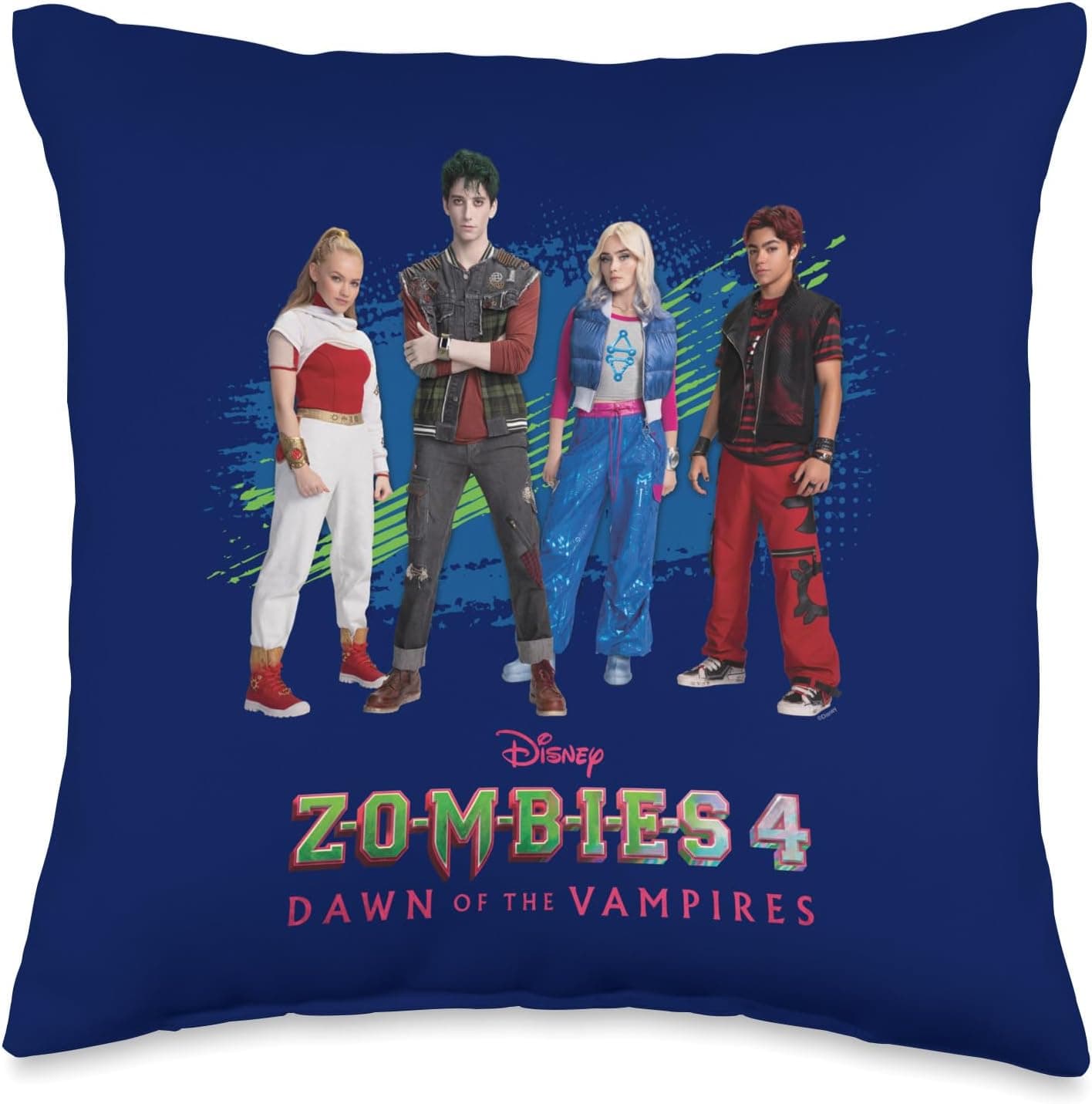 Cozy Up with the Disney Zombies 4 Throw Pillow