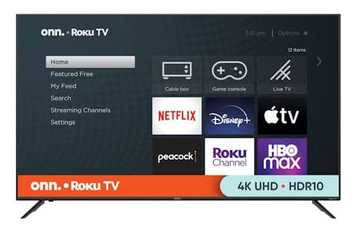 32% Off Onn 65-Inch 4K Roku Smart TV at Walmart