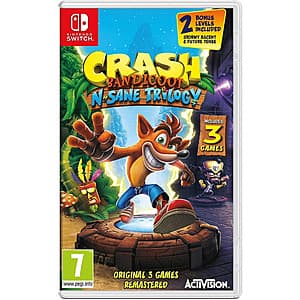 Crash Bandicoot N. Sane Trilogy for Nintendo Switch - $19.95
