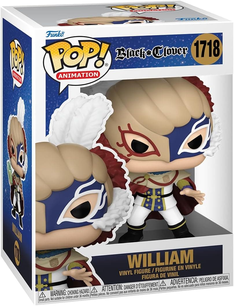 Funko POP! Black Clover William Vangeance Figure - Anime Collectible