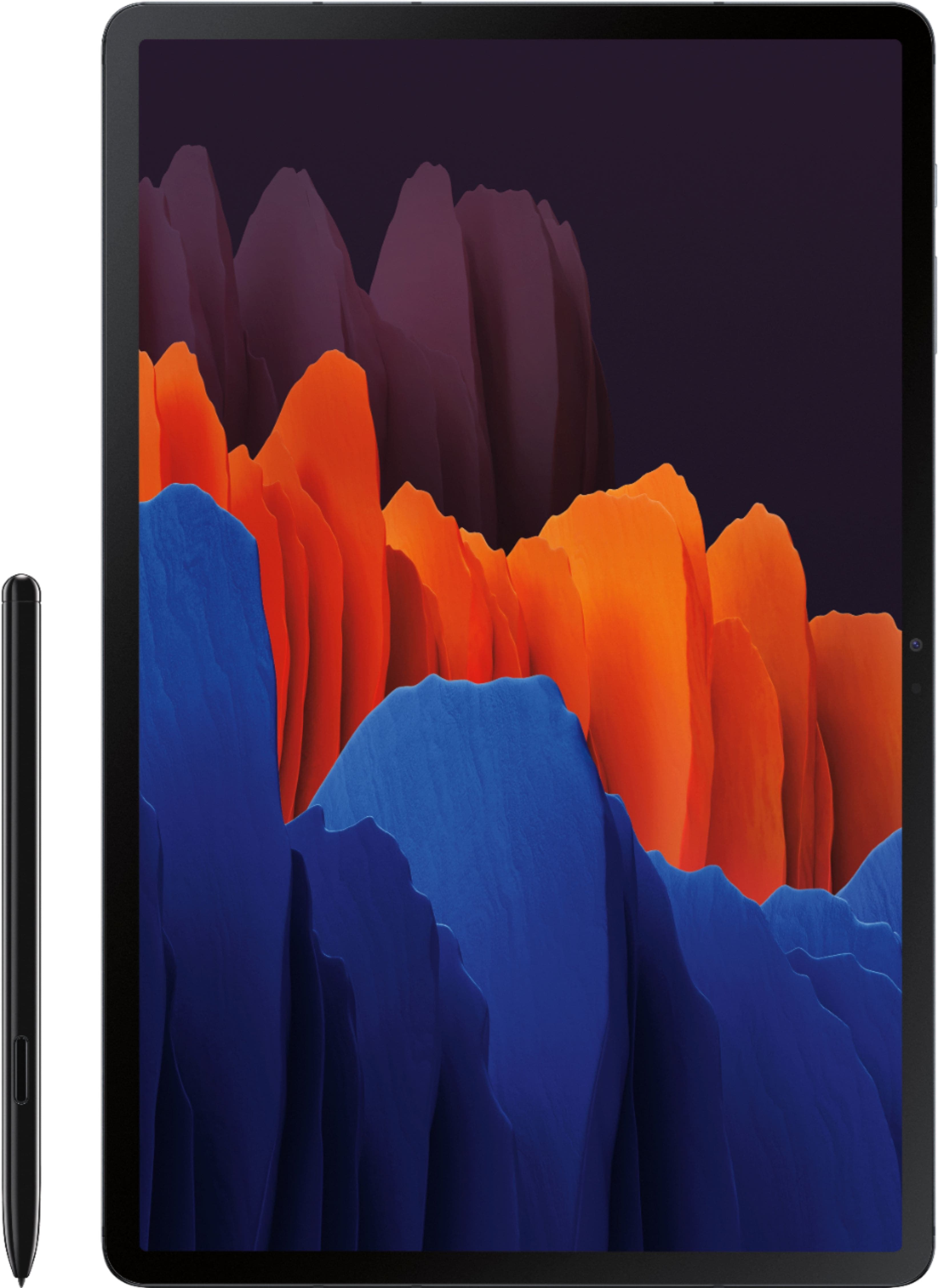 Samsung - Geek Squad Certified Refurbished Galaxy Tab S7 Plus - 12.4” - 256GB - With S Pen - Wi-Fi - Mystic Black