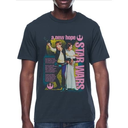 Star Wars, Revenge of the Sith, Men's & Big Men's Graphic T-Shirt, A New Hope, Sizes S-3XL