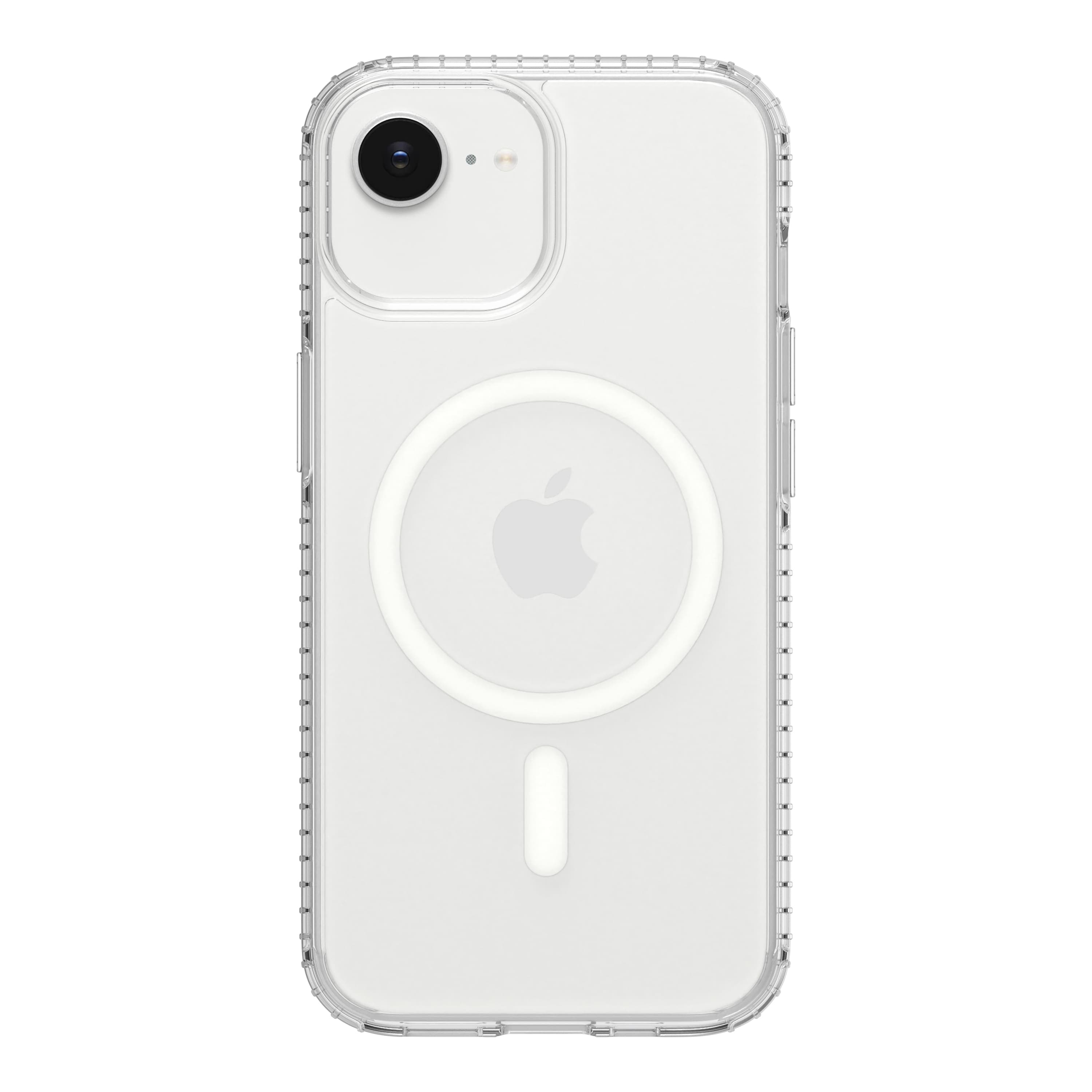 Insignia™ - Hard-Shell Case with MagSafe for iPhone 17e/16e/15/14/13 - Clear
