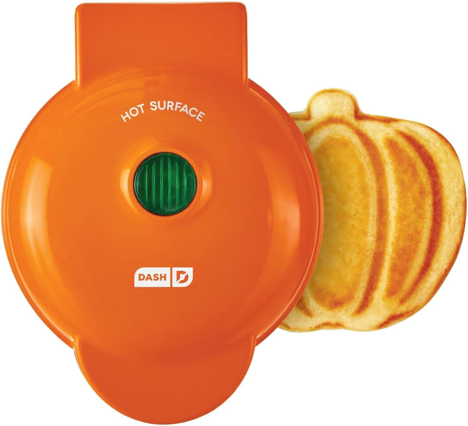 Dash Mini Waffle Maker - Pumpkin-Shaped for Festive Breakfasts