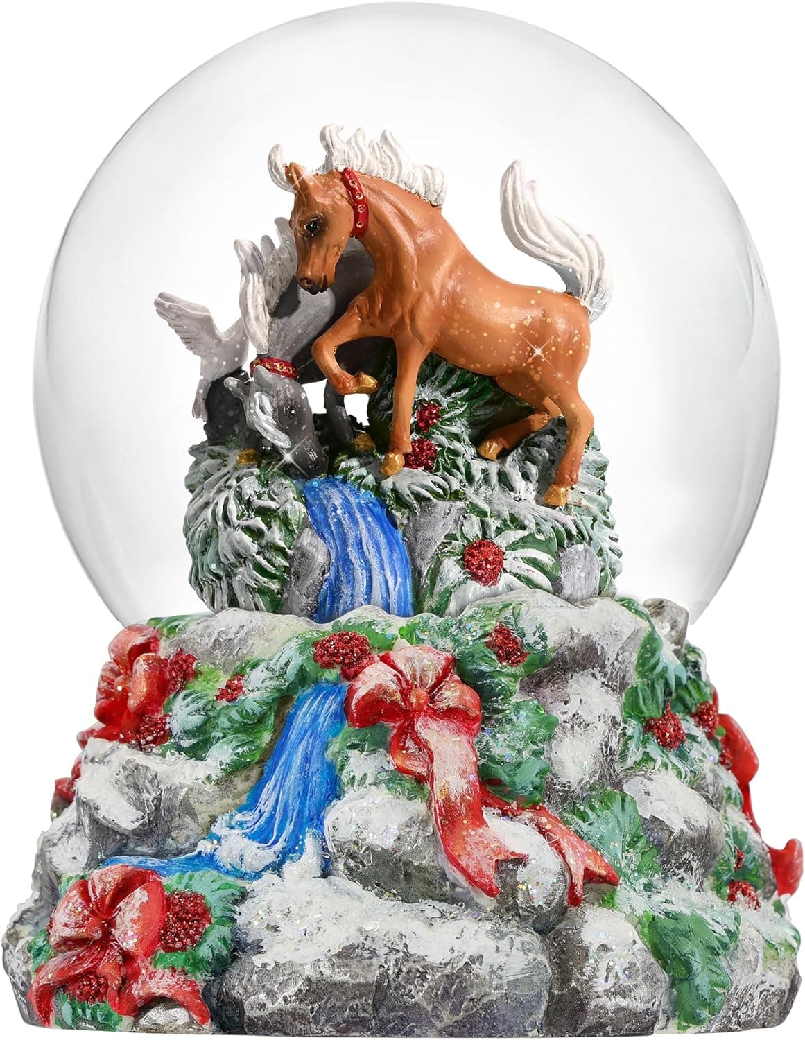 Breyer Horses Winter Wonderland Musical Snow Globe