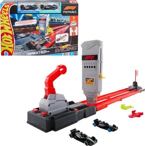 Accelerate with Hot Wheels Racing Formula 1 Track