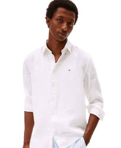 Tommy Hilfiger 100% Linen Shirt with 67% Savings