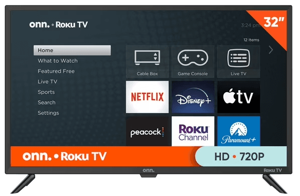 Affordable Onn. 32" 720p Roku Smart TV with 24% Discount at Walmart