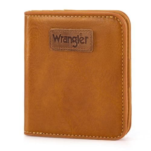 Wrangler Small Card Wallet with RFID Lining on Amazon