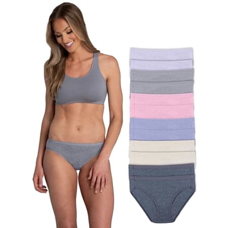 Fruit of the Loom Women's Beyondsoft Bikini Underwear, 12-Pack