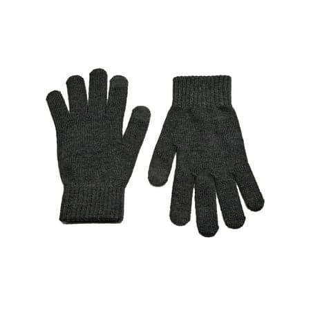 George Men's Knit Touch Glove,Charcoal Grey Heather