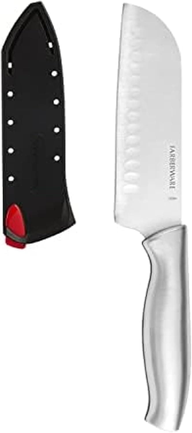 Razor-Sharp Santoku Knife with Self-Sharpening Edge