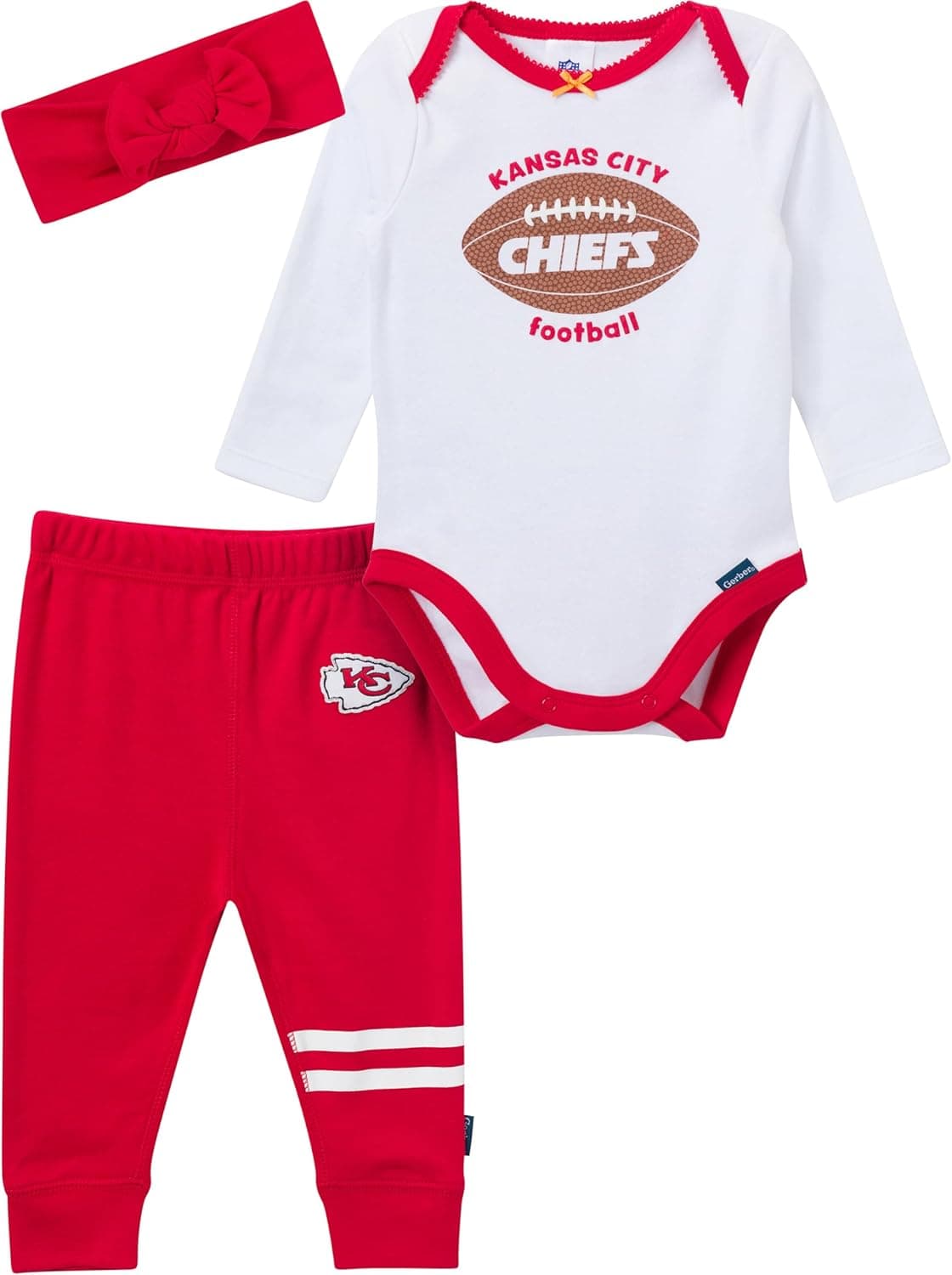 Cheer on Your Chiefs! Gerber NFL Baby Outfit Set