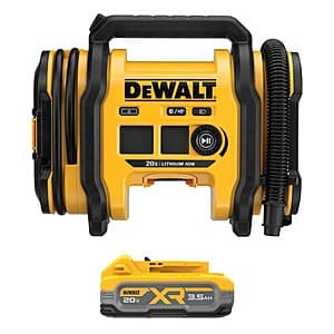Power Up Your Inflation with DeWALT 20V MAX Cordless Inflator + 3.5Ah Battery