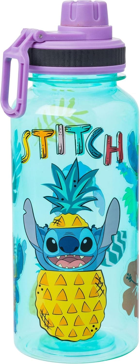 32oz Disney Lilo & Stitch Water Bottle with Stickers
