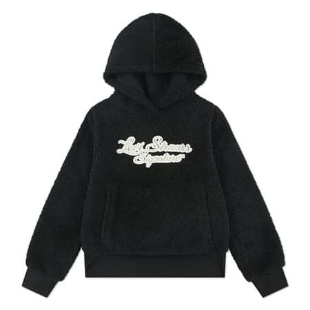 Levi Strauss Signature Girls Boucle Hoodie, Size 4-16