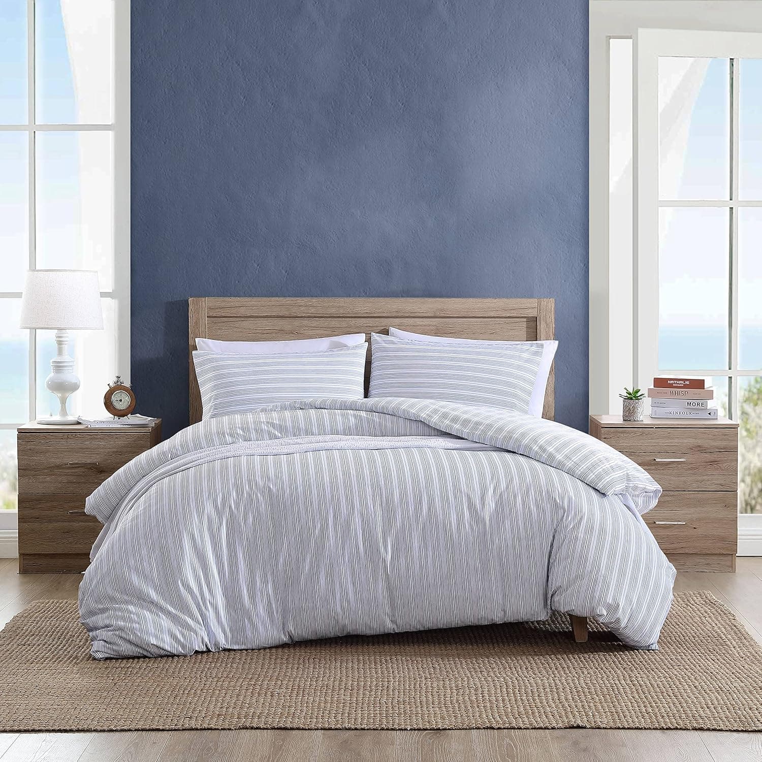 Cozy Reversible Bedding: Nautica Twin Duvet Cover