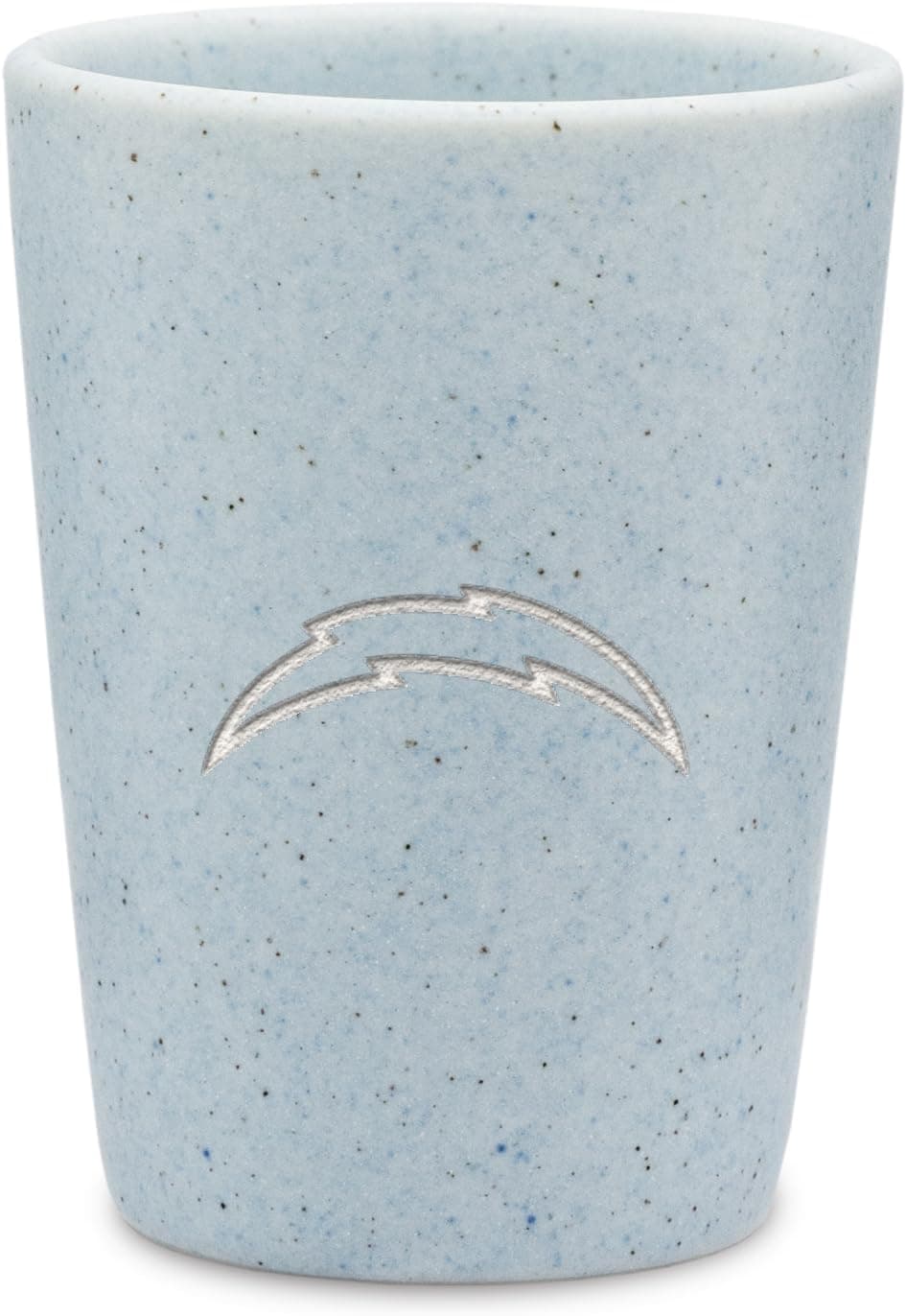 Chargers Fans! Laser-Engraved Shot Glass in Trendy Blue