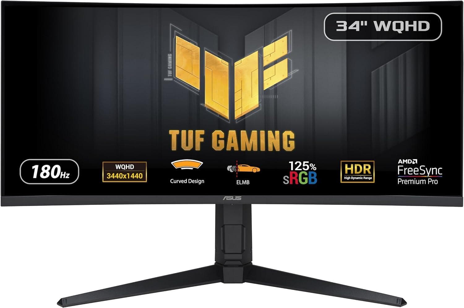 ASUS TUF Gaming 34” 1440P 1500R Curved Monitor Newegg