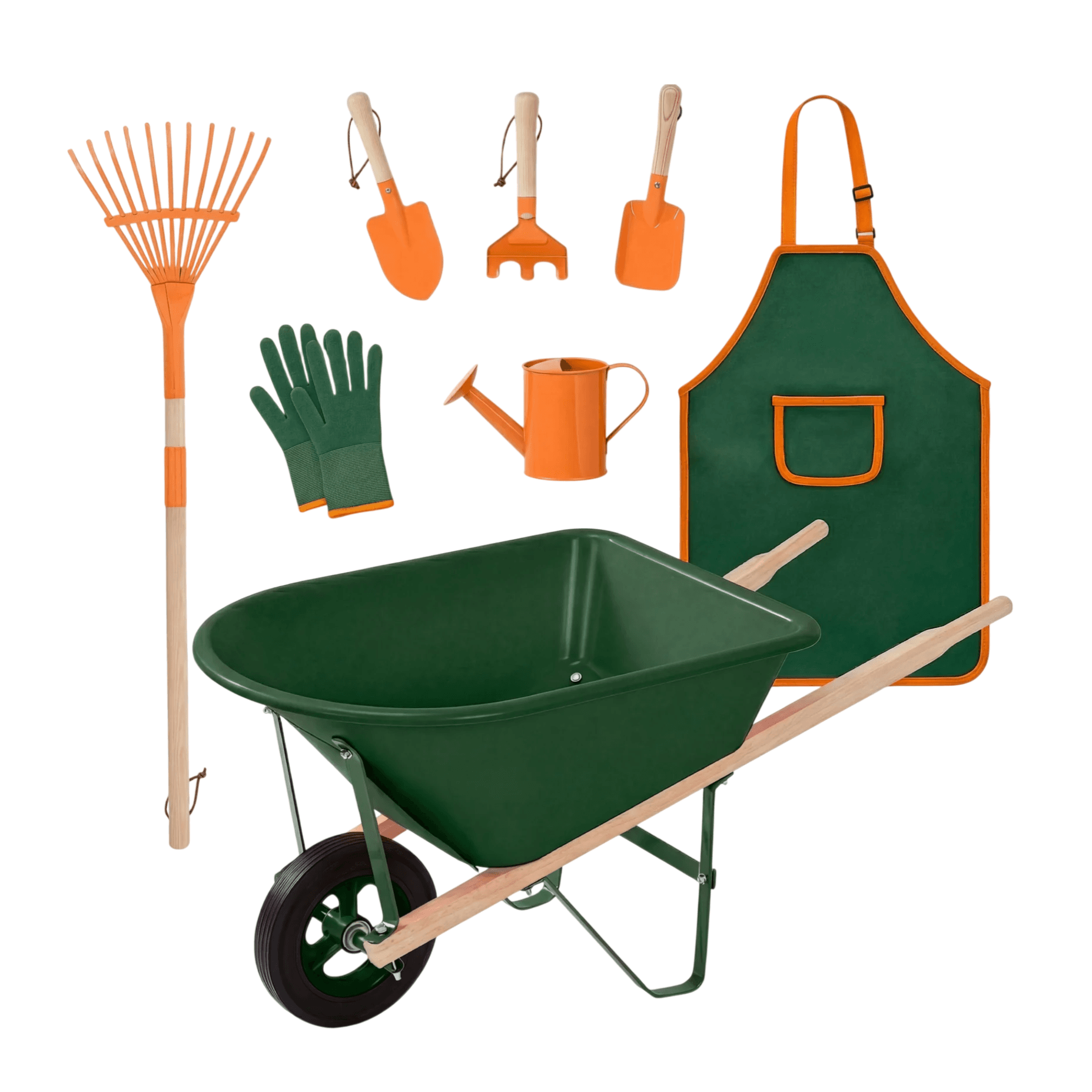 Kids' Wheelbarrow & Garden Set - 45% Off at Best Choice Products