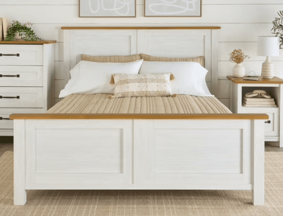 Stylish Modern Farmhouse Queen Platform Bed from Better Homes & Gardens