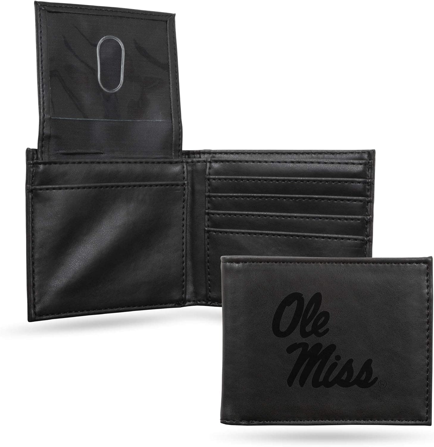Rico Industries Laser Engraved Ole Miss Rebels Wallet