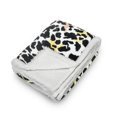 Catalonia Cheetah Print Fluffy Throw Blanket, Soft Mink Fleece Couch Blanket, TV Bed Fuzzy Blanket, Fluffy Comfy Warm Throws, Comfort Caring Gift