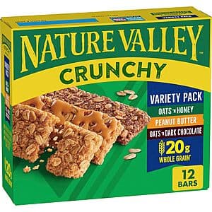 Nature Valley Crunchy Granola Bars Variety Pack, 12-Count
